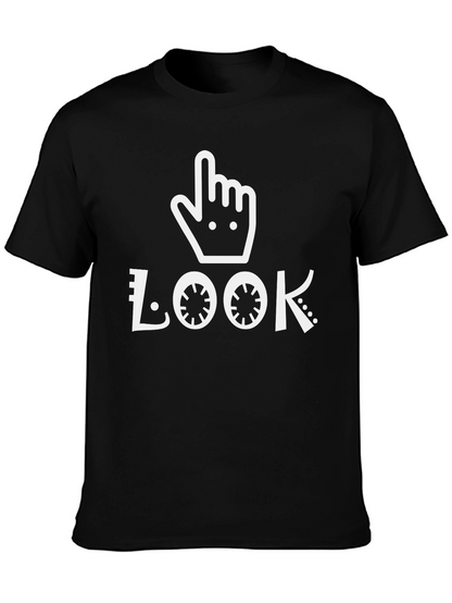 Look Pointer Finger Graphic T-Shirt - Unisex