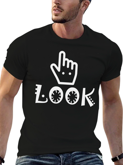 Look Pointer Finger Graphic T-Shirt - Unisex