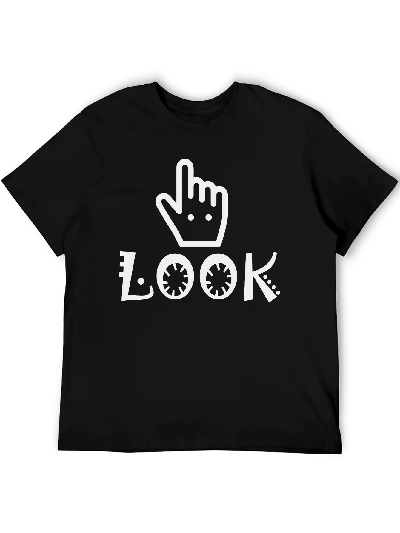 Look Pointer Finger Graphic T-Shirt - Unisex