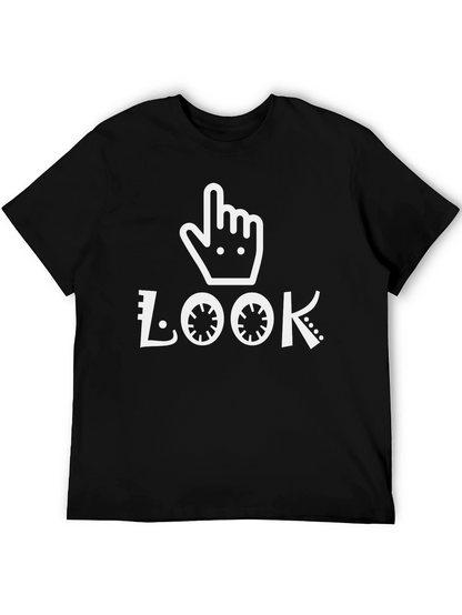 Look Pointer Finger Graphic T-Shirt - Unisex