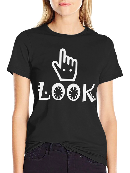 Look Pointer Finger Graphic T-Shirt - Unisex