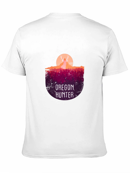 Oregon Hunter Graphic T-Shirt - Deer Silhouette
