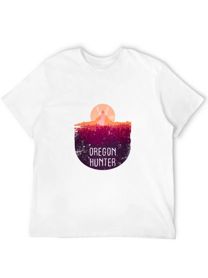 Oregon Hunter Graphic T-Shirt - Deer Silhouette