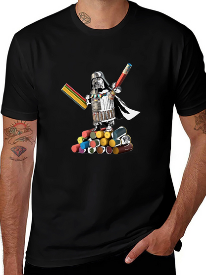 Darth Vader Pencil T-Shirt - Artsy Design