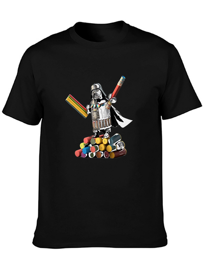 Darth Vader Pencil T-Shirt - Artsy Design