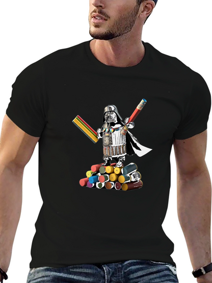 Darth Vader Pencil T-Shirt - Artsy Design