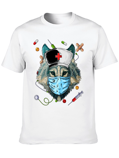 Wolf Nurse T-Shirt - Funny Medical Apparel
