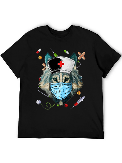 Wolf Nurse T-Shirt - Funny Medical Apparel