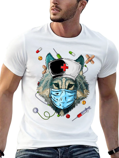 Wolf Nurse T-Shirt - Funny Medical Apparel
