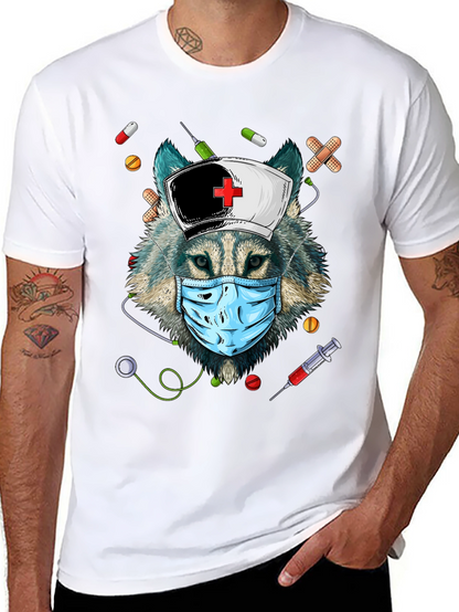 Wolf Nurse T-Shirt - Funny Medical Apparel