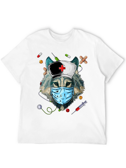 Wolf Nurse T-Shirt - Funny Medical Apparel