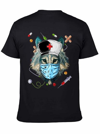 Wolf Nurse T-Shirt - Funny Medical Apparel
