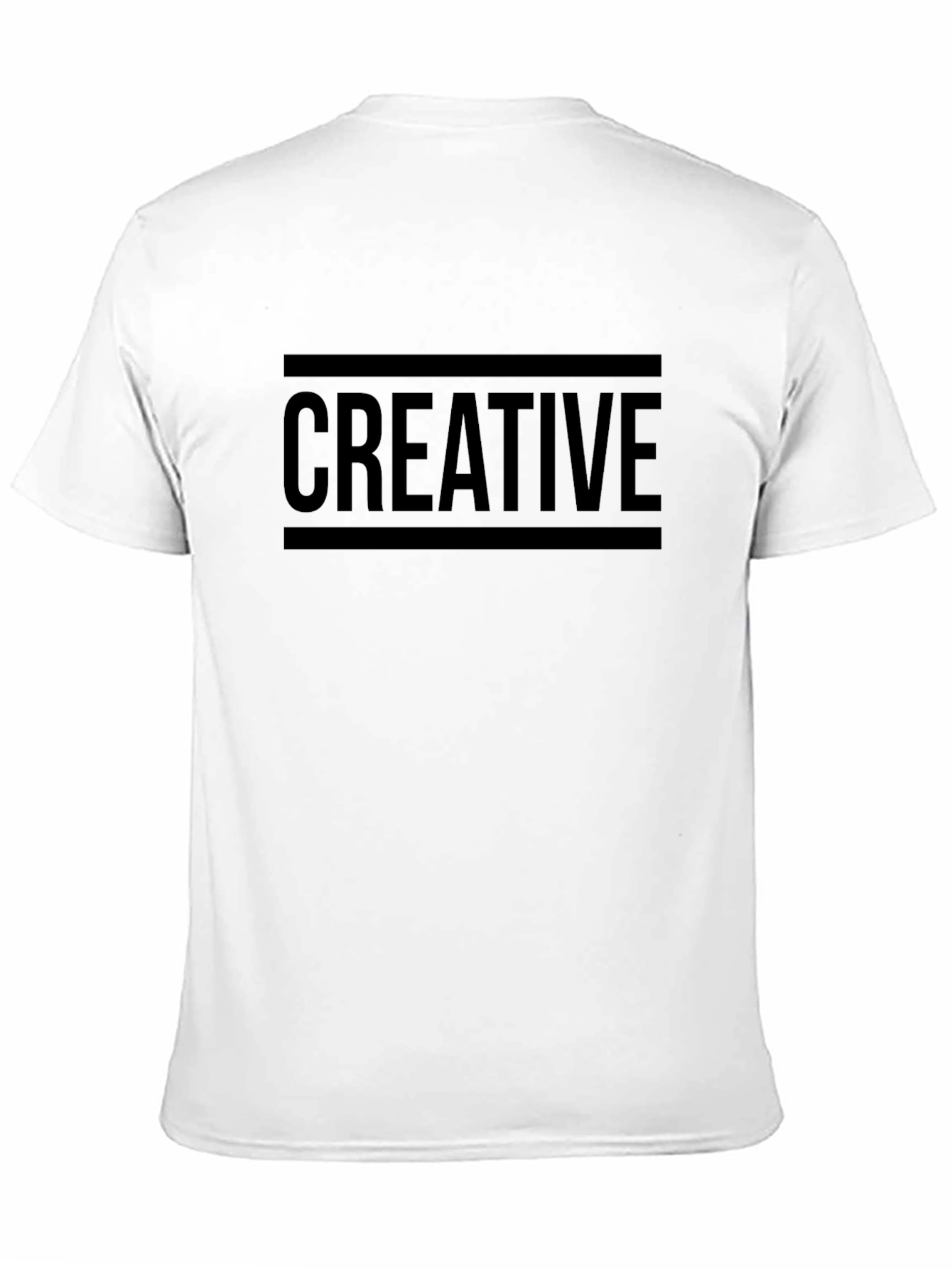 Creative Black Graphic Tee for Men