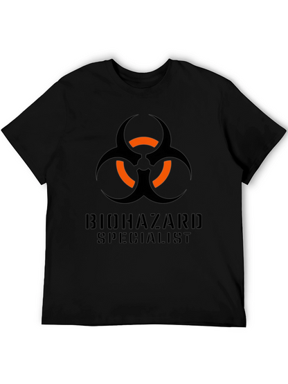 Biohazard Specialist Graphic Tee - Black