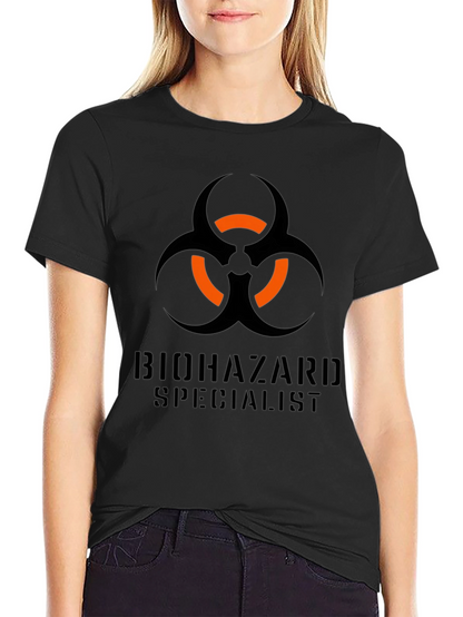 Biohazard Specialist Graphic Tee - Black