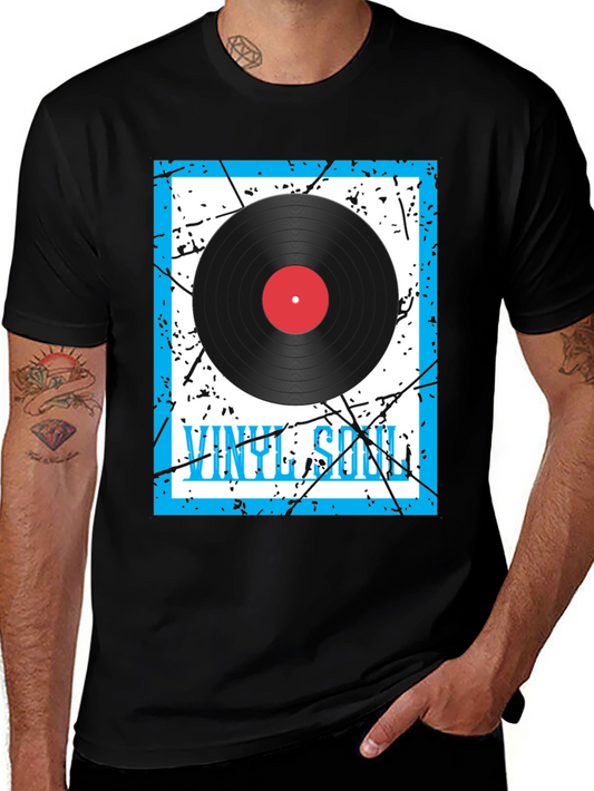 Vinyl Soul Graphic Tee - Music Lover T-Shirt