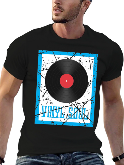 Vinyl Soul Graphic Tee - Music Lover T-Shirt