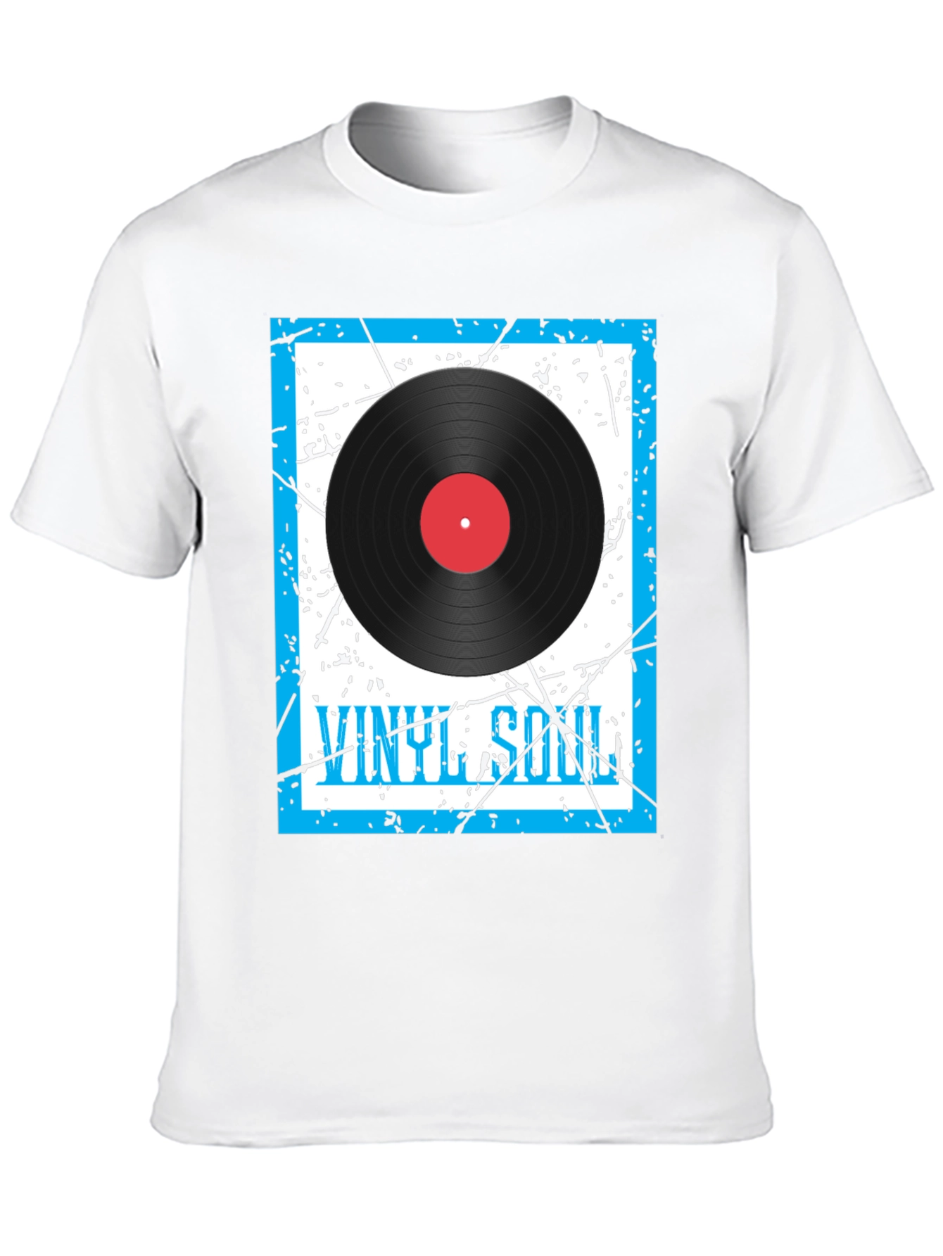 Vinyl Soul Graphic Tee - Music Lover T-Shirt