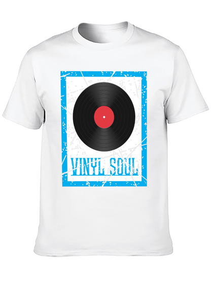 Vinyl Soul Graphic Tee - Music Lover T-Shirt