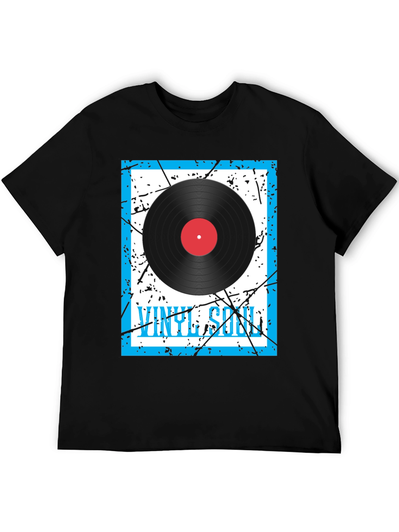 Vinyl Soul Graphic Tee - Music Lover T-Shirt