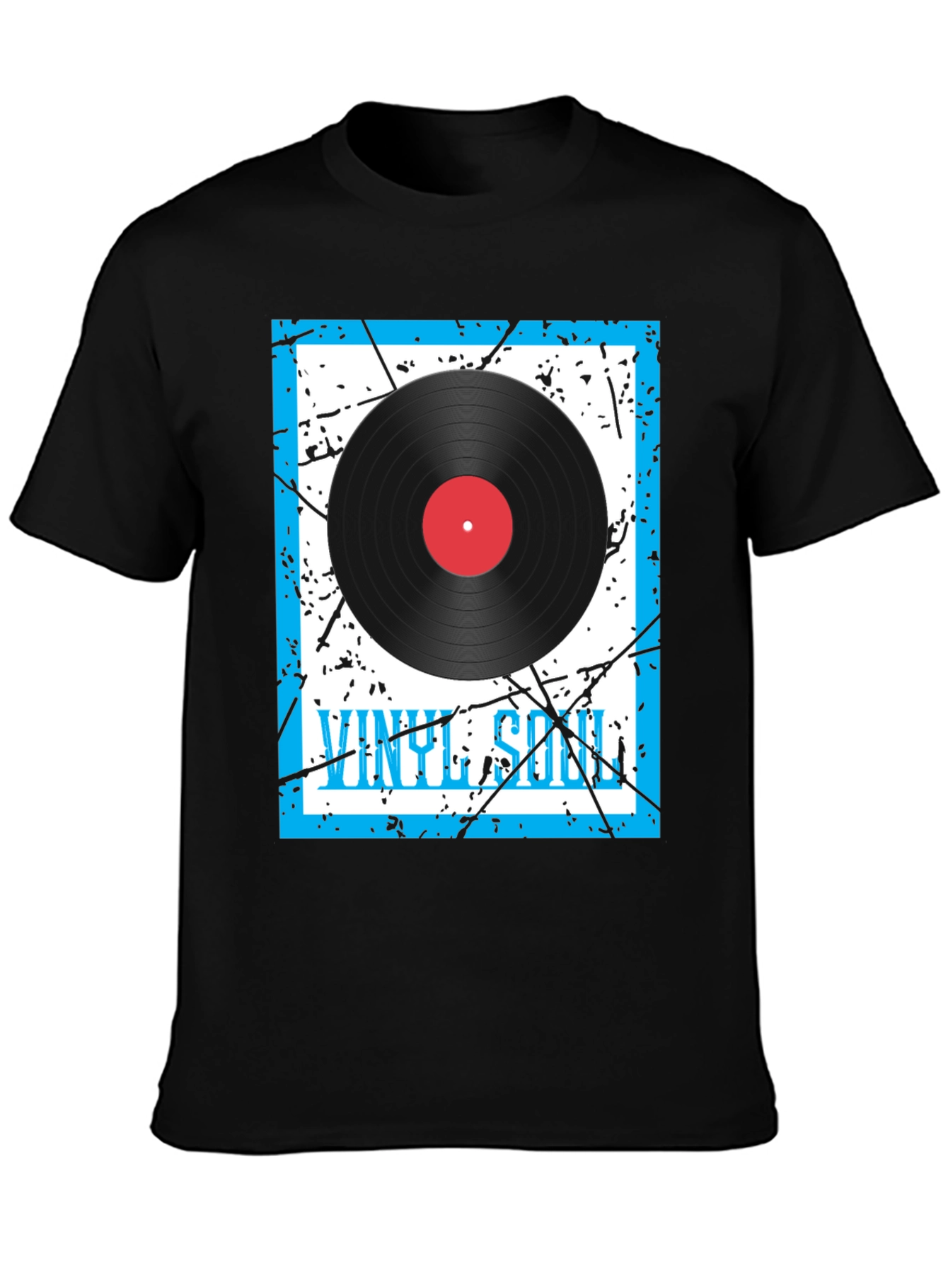Vinyl Soul Graphic Tee - Music Lover T-Shirt