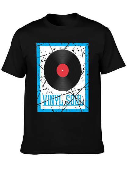 Vinyl Soul Graphic Tee - Music Lover T-Shirt