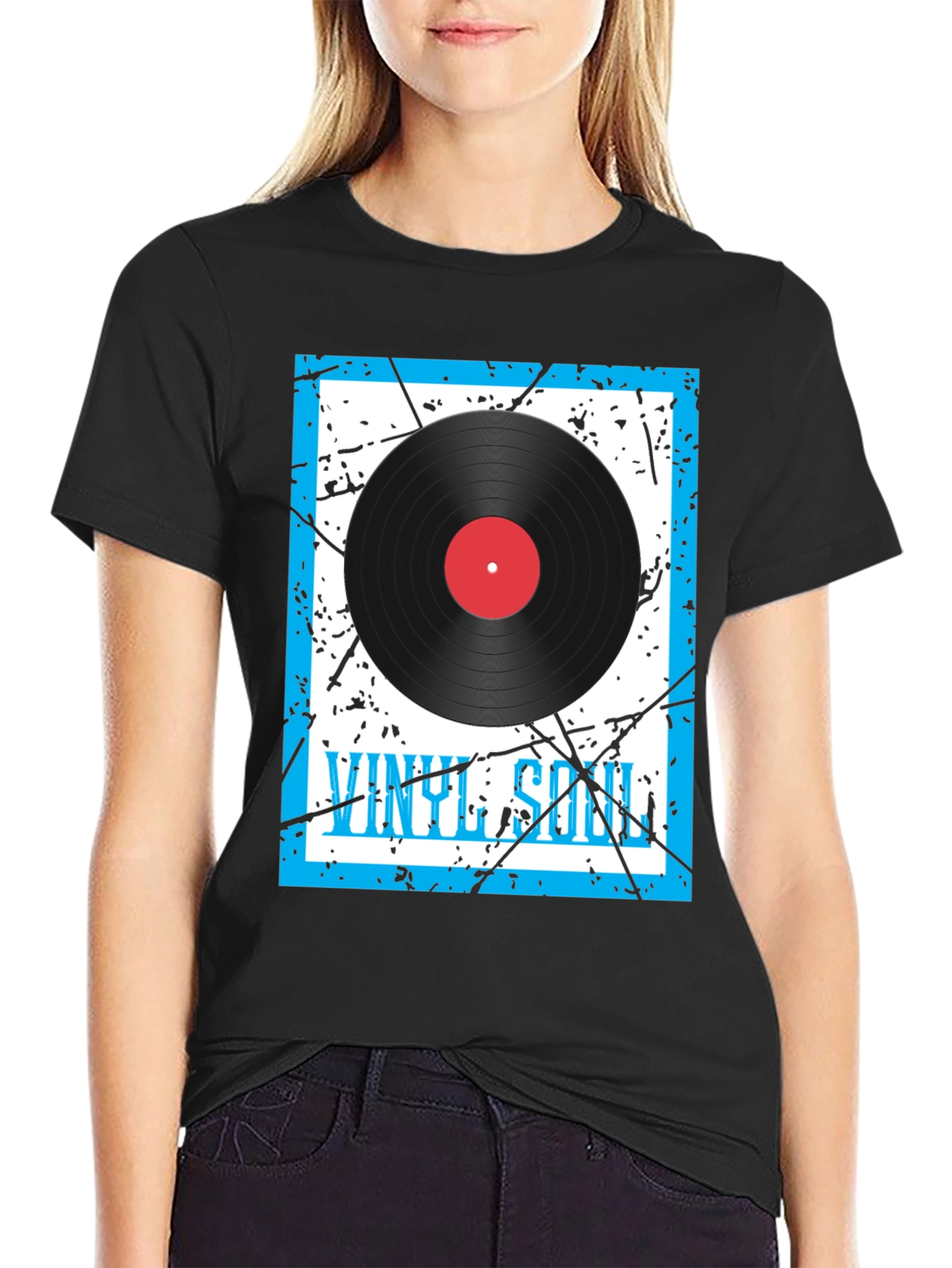 Vinyl Soul Graphic Tee - Music Lover T-Shirt