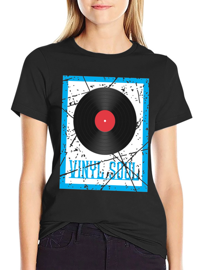 Vinyl Soul Graphic Tee - Music Lover T-Shirt