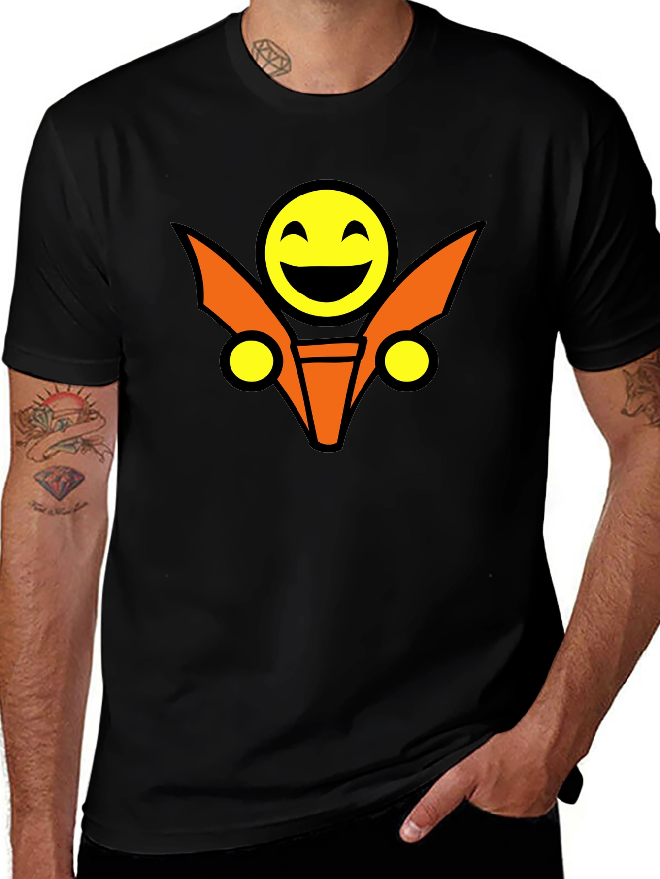 Fun Emoji Black T-Shirt