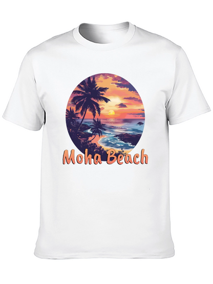 Moho Beach Sunset Graphic T-Shirt