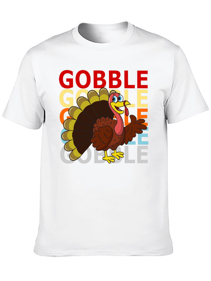Gobble Turkey Graphic T-Shirt