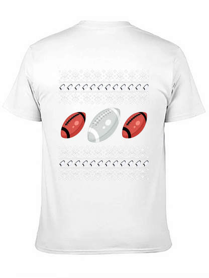 Football Ugly Christmas Sweater T-Shirt