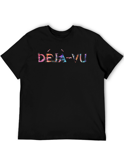 Déjà Vu Graphic T-Shirt - Trendy Novelty Tee