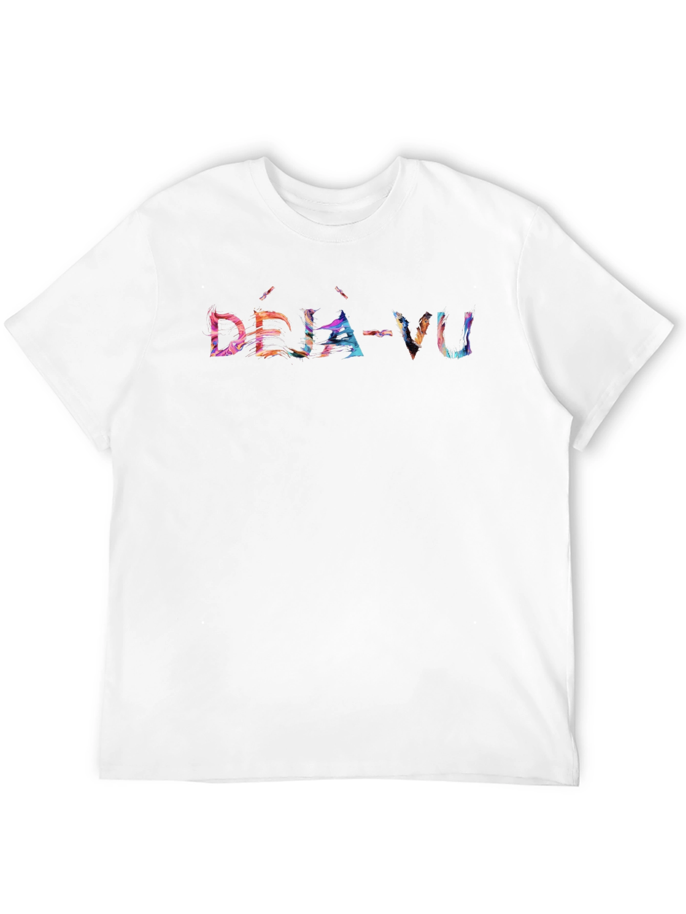 Déjà Vu Graphic T-Shirt - Trendy Novelty Tee