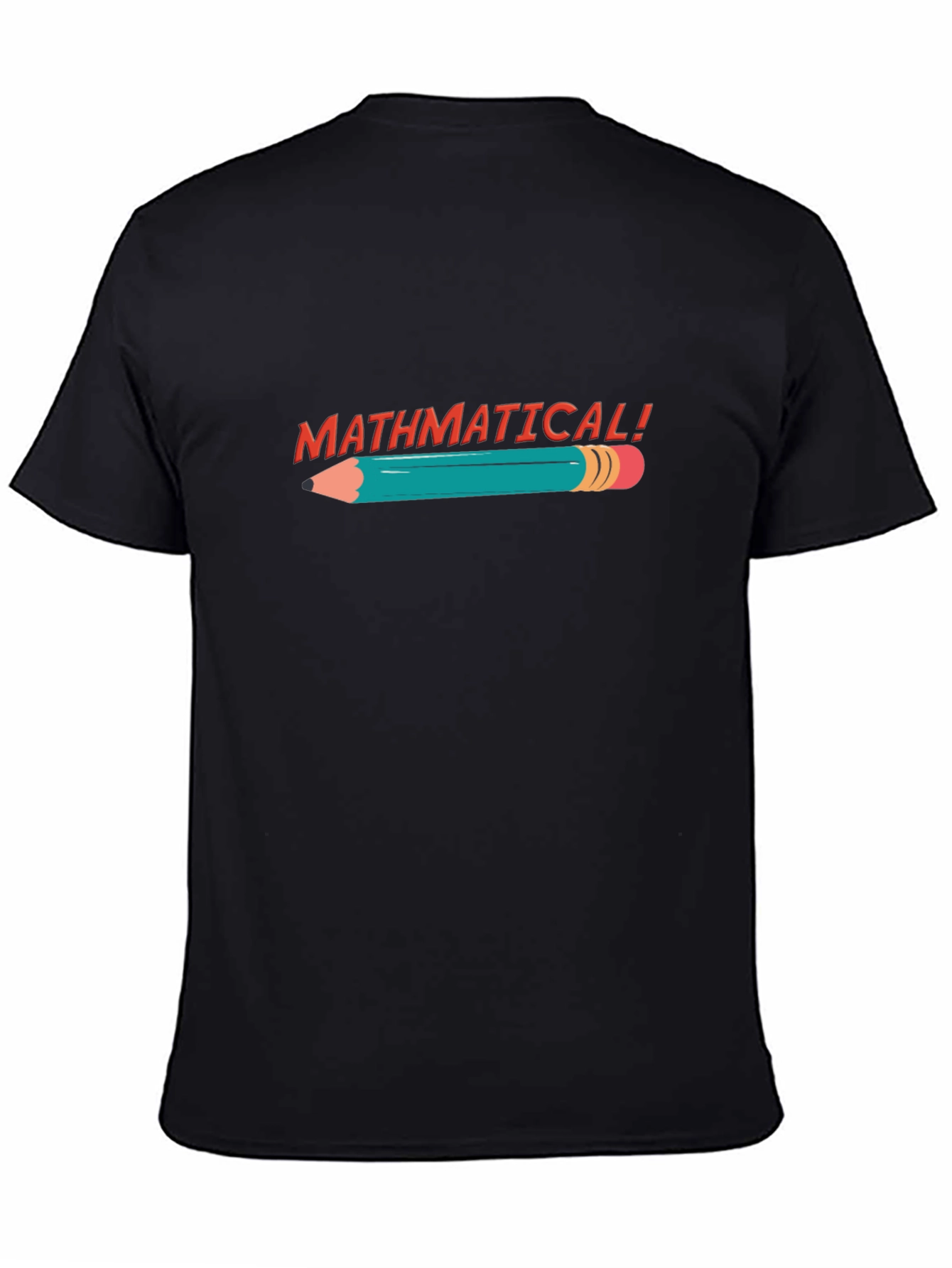 Mathematical! Black Graphic Tee Shirt