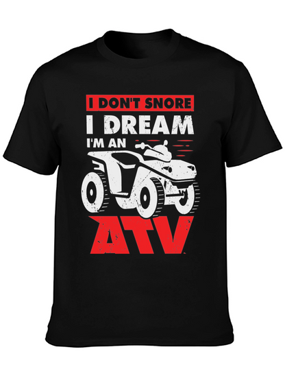 Funny ATV Dream Black T-Shirt