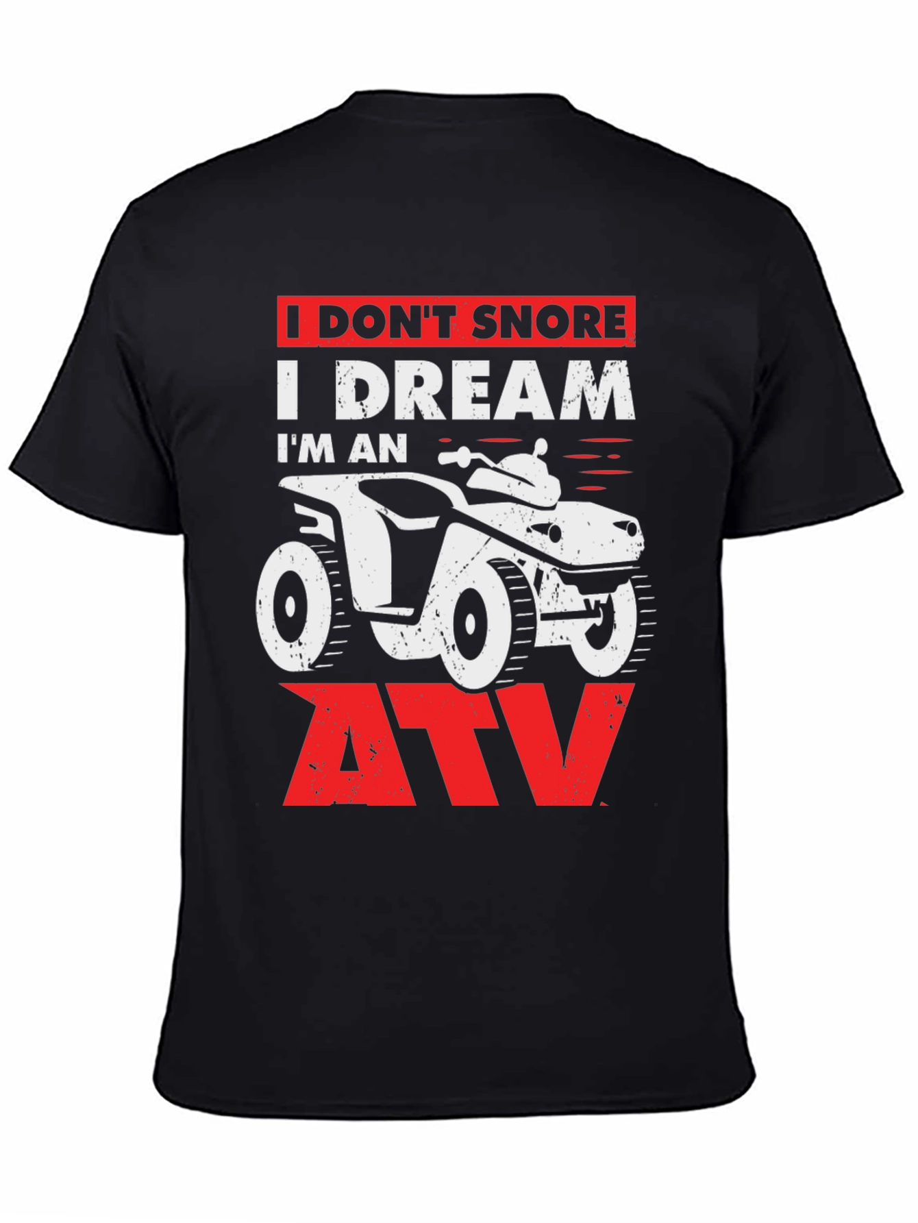 Funny ATV Dream Black T-Shirt