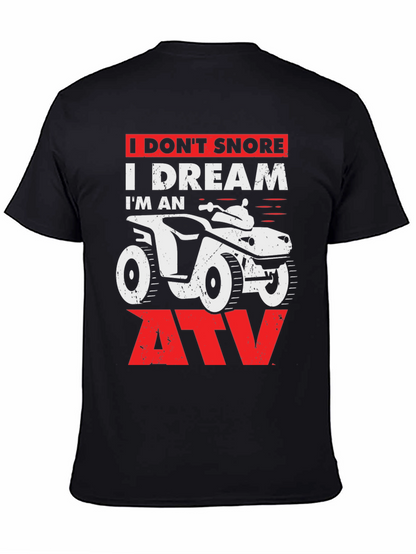 Funny ATV Dream Black T-Shirt