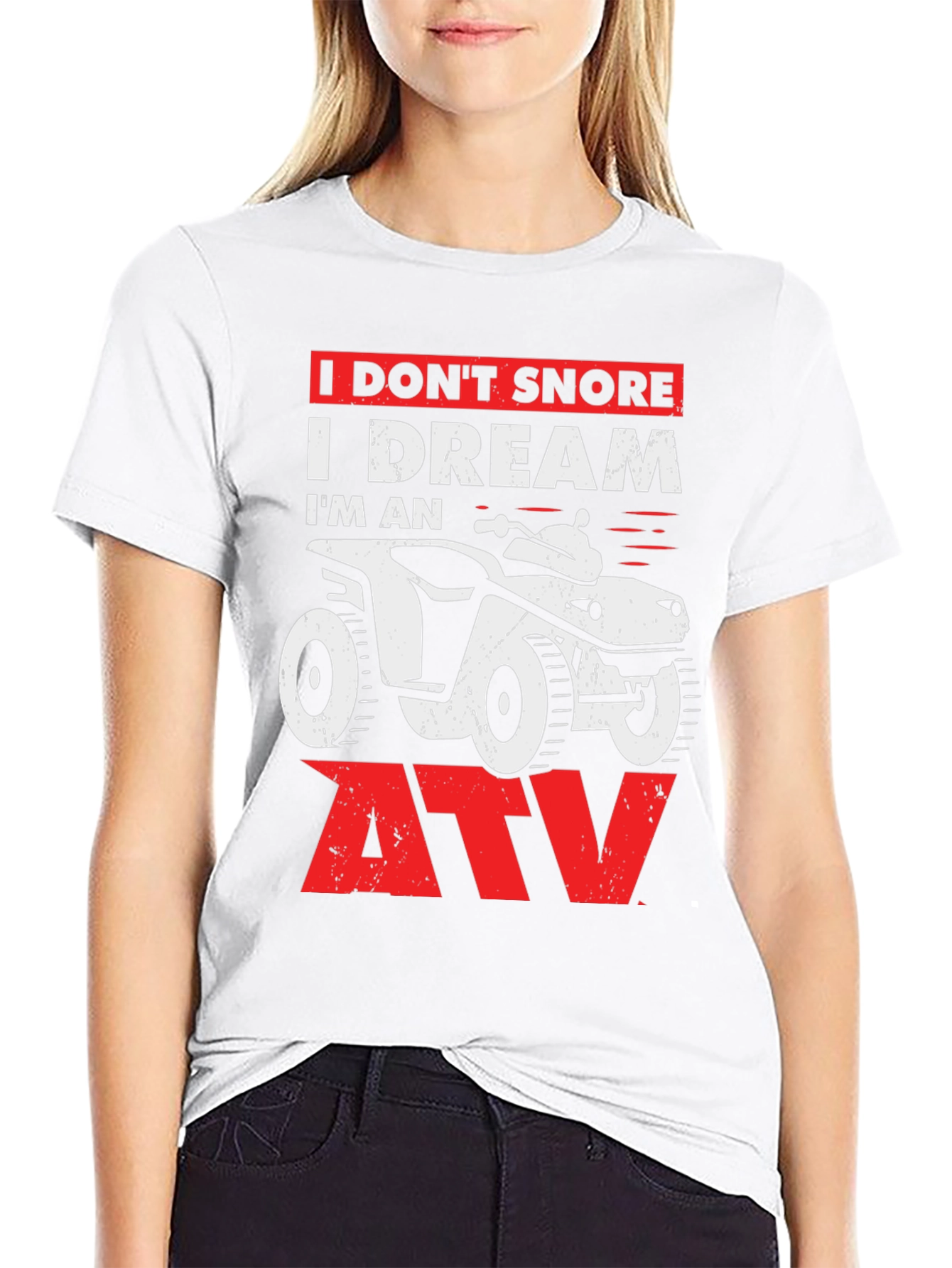 Funny ATV Dream Black T-Shirt