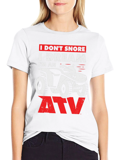 Funny ATV Dream Black T-Shirt