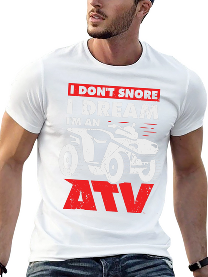 Funny ATV Dream Black T-Shirt