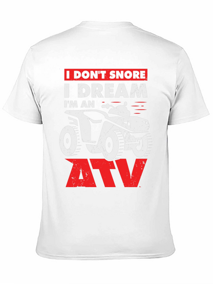 Funny ATV Dream Black T-Shirt