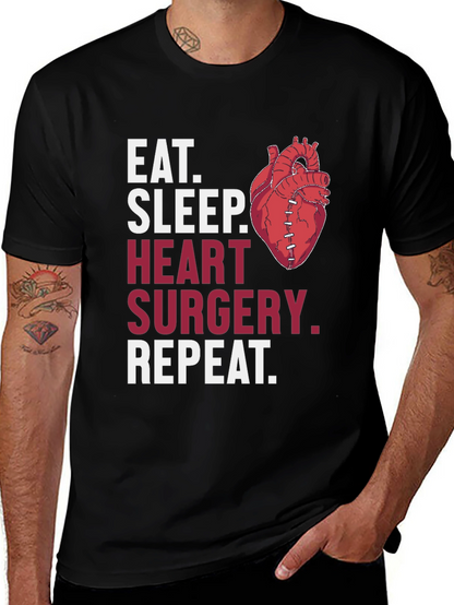 Heart Surgery T-Shirt - Eat Sleep Repeat