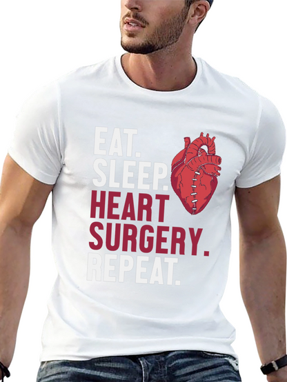 Heart Surgery T-Shirt - Eat Sleep Repeat