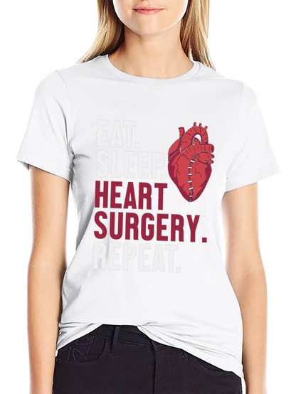 Heart Surgery T-Shirt - Eat Sleep Repeat