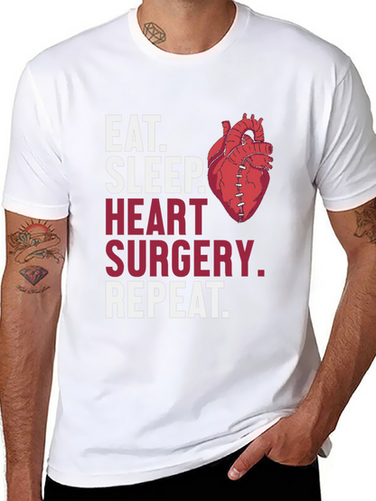 Heart Surgery T-Shirt - Eat Sleep Repeat