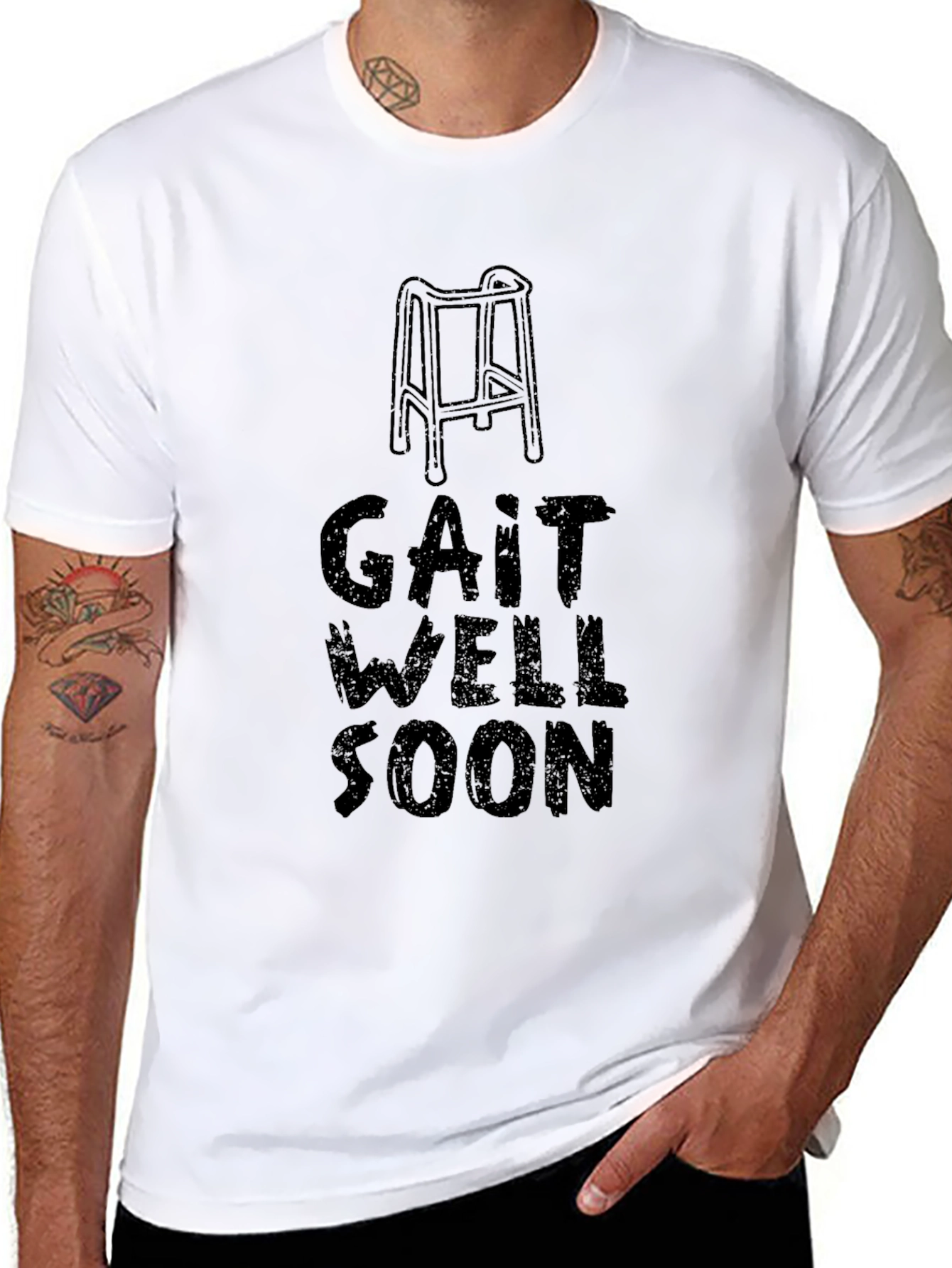 Gait Well Soon Funny Recovery T-Shirt