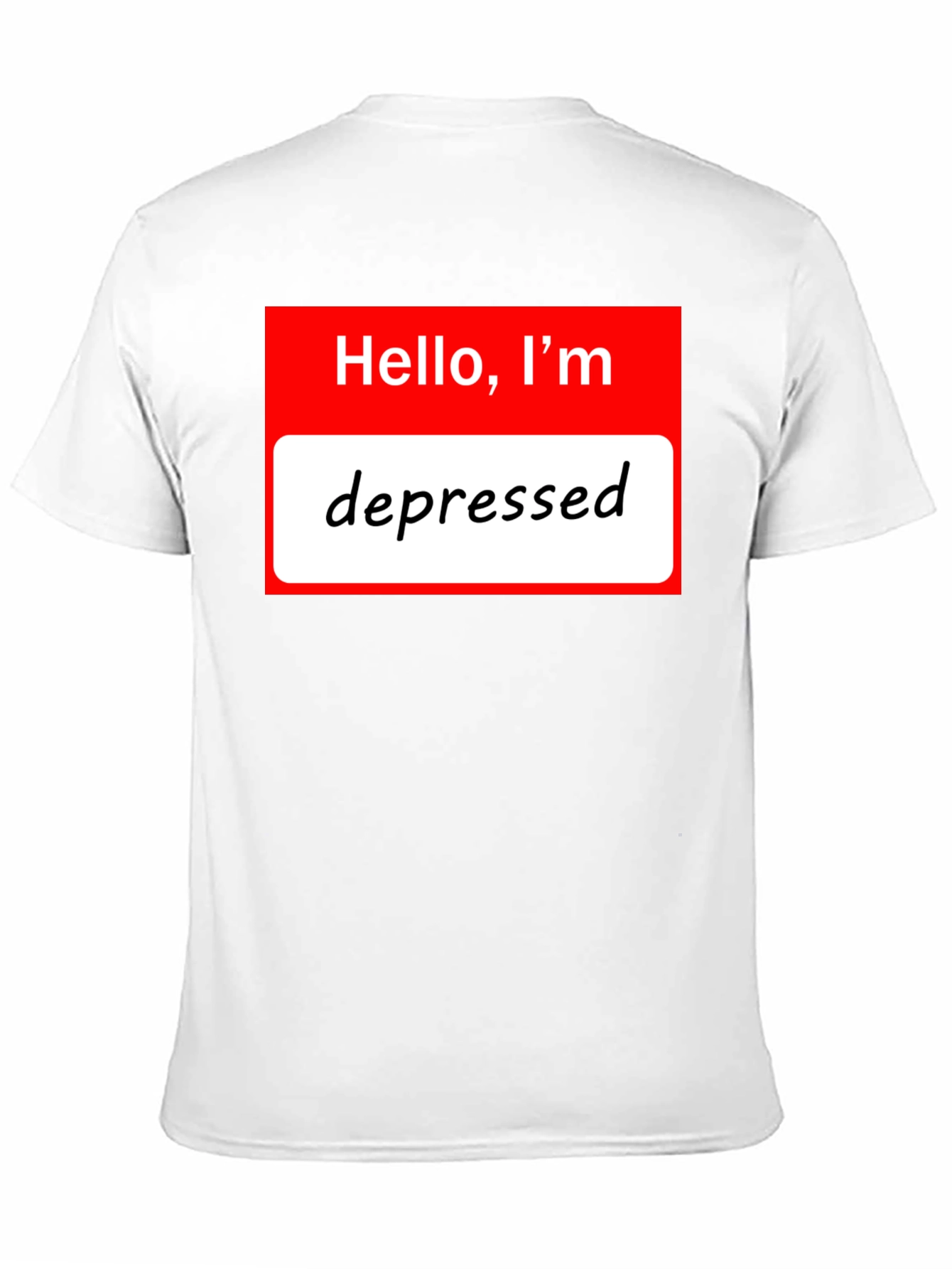 Depressed Intro T-Shirt: Funny Novelty Tee