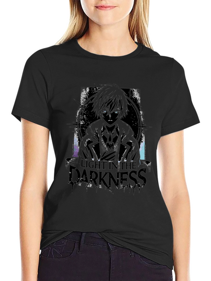 Anime Graphic Tee - Light in the Darkness