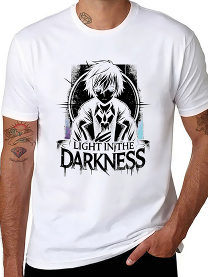 Anime Graphic Tee - Light in the Darkness